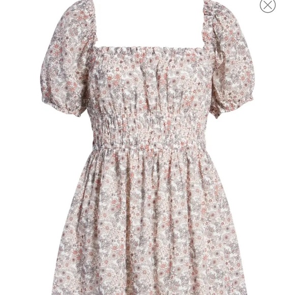 SHIRRED Puff Sleeve Cotton Prairie Dress
BP. - Picture 2 of 6